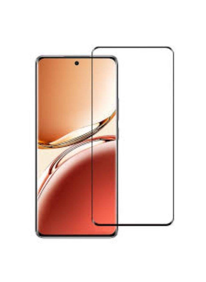 Screen Protector For Oppo F27 Pro Plus , 5D  Tempered Glass Protector 9H Hardness, Bubble Free, HD Clear Oppo F27 Pro Plus Screen Protector
